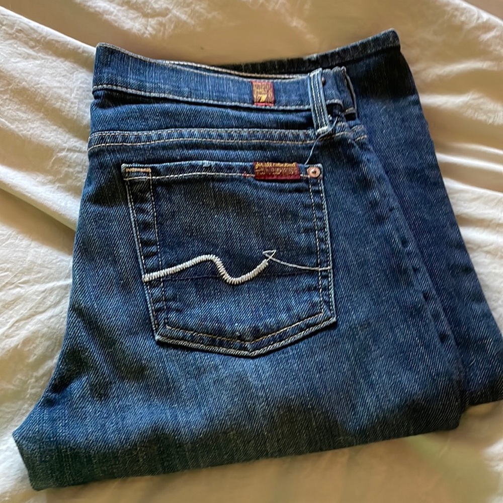 Seven straight leg jeans